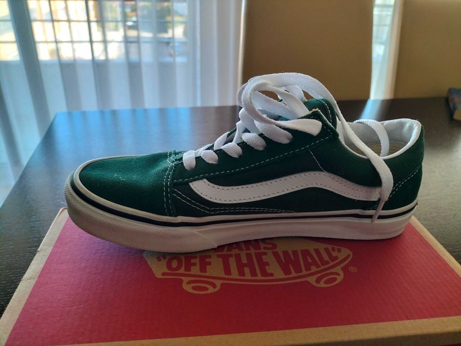 Sapatilhas Vans de cor verde