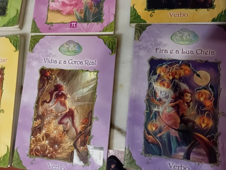 Conjunto de 8 Livros Colecção Disney Fadas