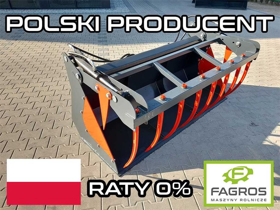 Nowy Łyżko-Krokodyl 1,0-2 m Euro SMS 1 lub 2 siłowniki dostawa raty