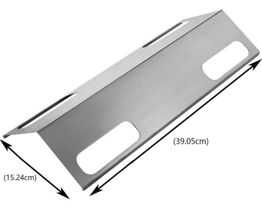 Aromatyzer Osłona na palnik grilla gazowego 39,05 x 15,24 cm Dyfuzor