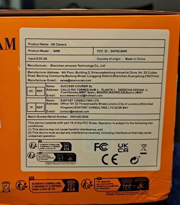 Kamera 4G Solar panel, SIM i SD, czuj. ruchu, mikrofon, dośw. LED