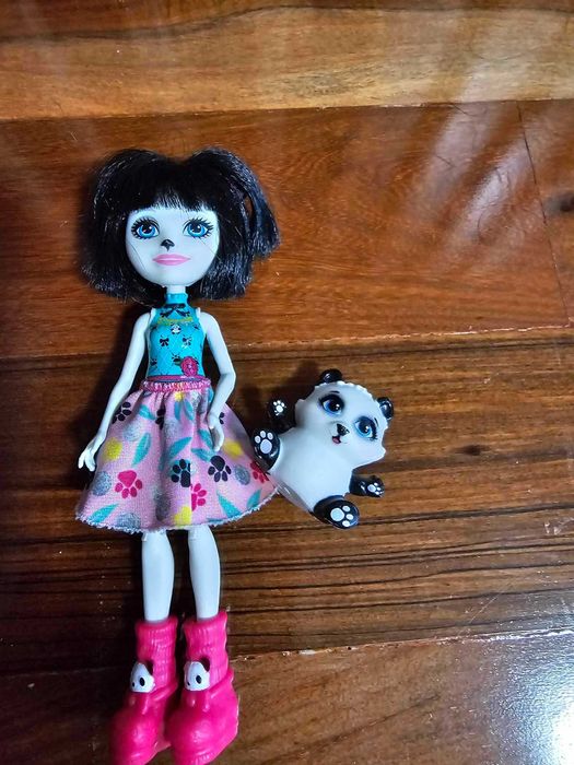 Entchantimals Panda lalka + zwierzę