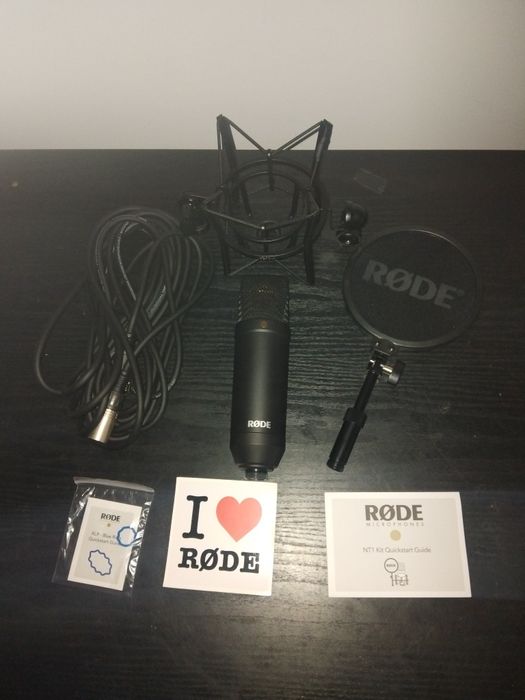 Microfone estudio Rode NT1 + Marantz Shield