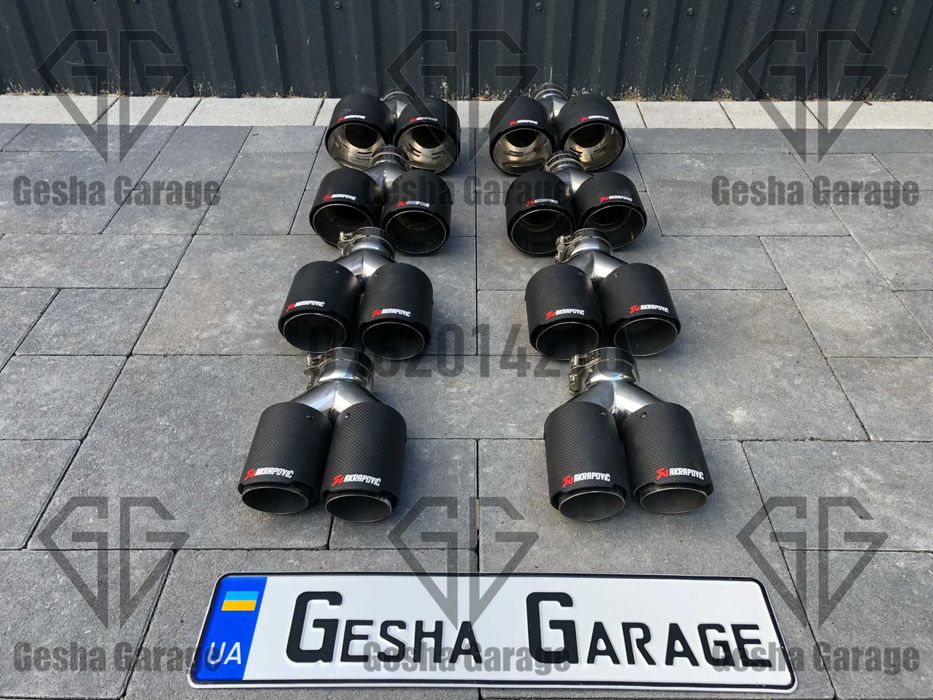 Наличие насадки выхлопной akrapovic акрапович глянец мат двойные вырез