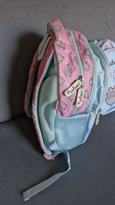 Plecak szkolny, zestaw, plecak mały pusheen
