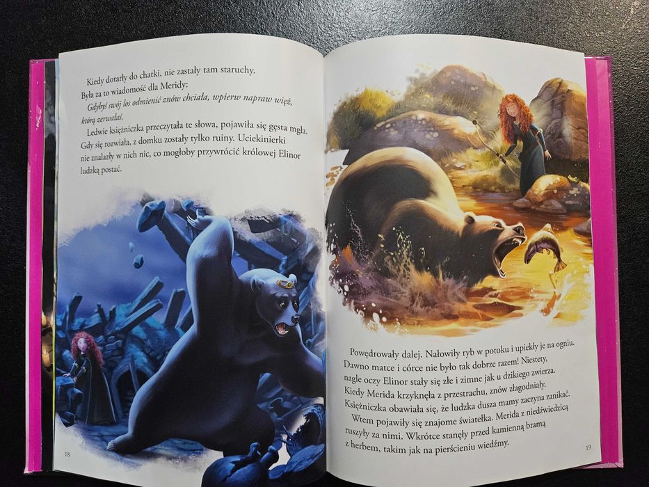 Książka Merida Waleczna Bajkowi bohaterowie Disney Pixar Egmont
