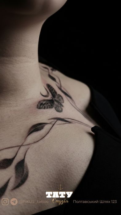 Профессиональная татуировка. Графика. Реализм.