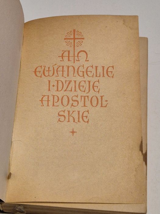Ewangelie i dzieje apostolskie 1963 rok