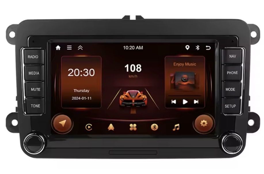 Radio Android VW Golf 5/6 Passat b6/b7 Touran Tiguan CarPlay/AndroidAu