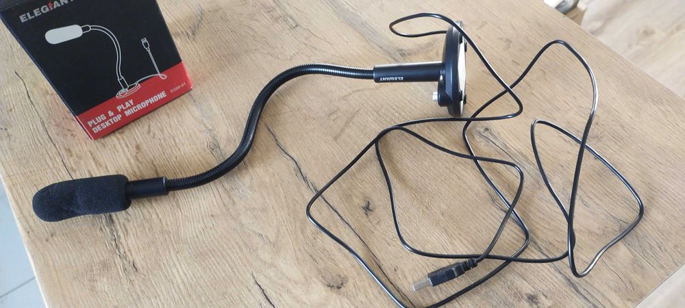 Mikrofon USB PC Windows MacOS Zoom Teams Skype