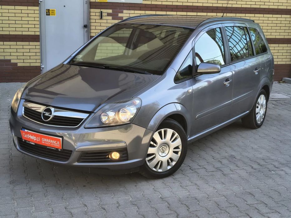 Opel Zafira Klima Tempomat  1.6 benzyna z gazem 7 osób