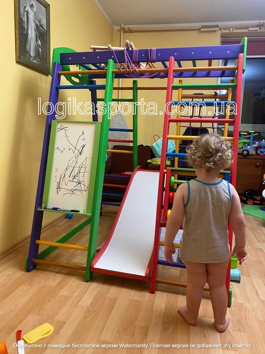 Горка, спортивный детский комплекс "Карапуз" качели