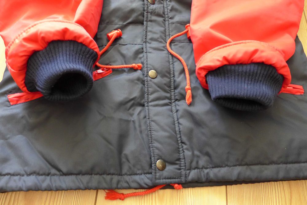 Autentyk VINTAGE kurtka parka PRL oldchool skandynawski design retro