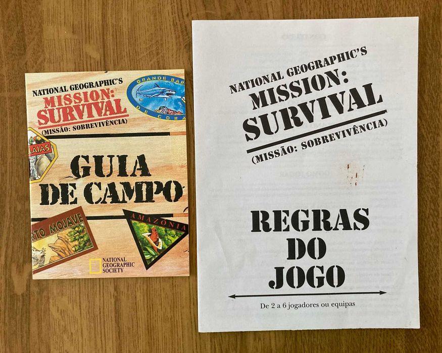 Jogo de Tabuleiro National Geographic Missão: Sobrevivência (Completo)