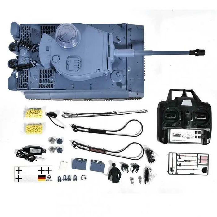 Танк Heng Long German Tiger І 1:16 3818-1 (нова версія 7.0)