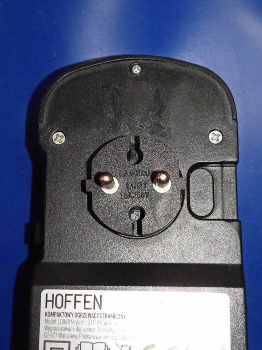 Minigrzejnik kompaktowy ogrzewacz ceramiczny Hoffen