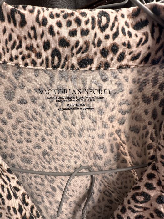 Піжама Victoria's Secret Modal Lace Long PJ Set Leo print