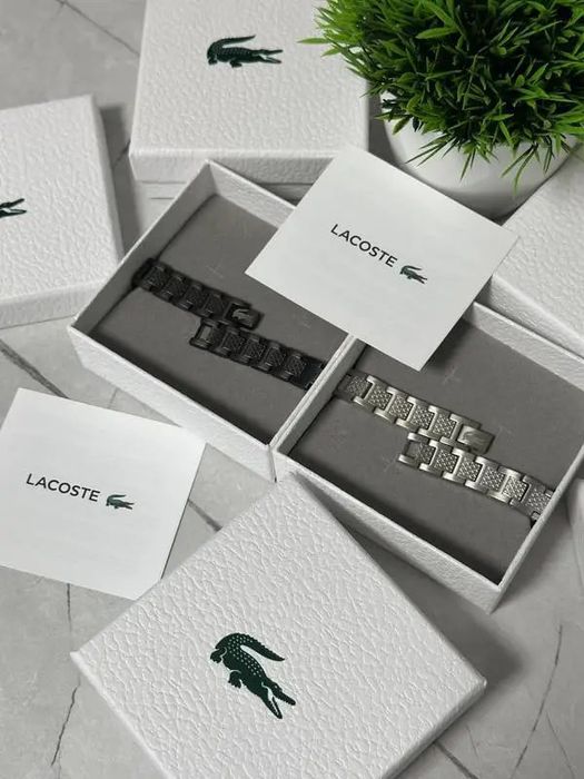 !НОВІ! Браслети Lacoste, лакоста браслет, лакосте, новий, унісекс, чорний та світлий нові