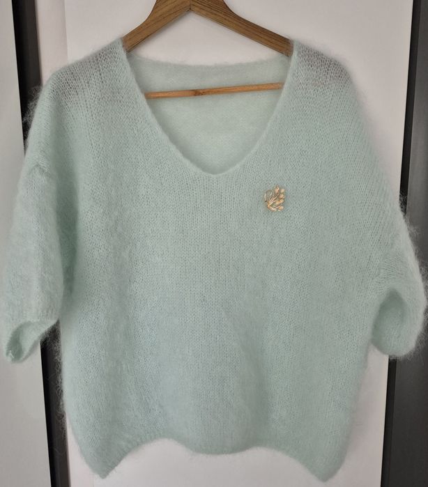 Sweter 80 % kid moher