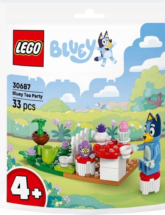 LEGO Bluey 30687 Tea Party – NOWE – 33 elementy – 37 sztuk