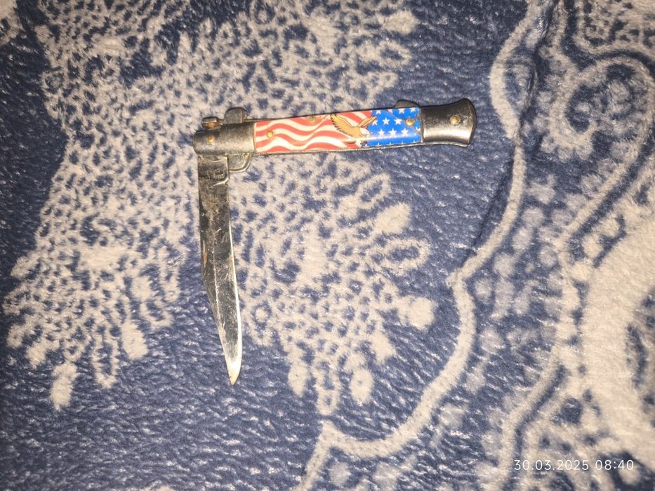 Складной нож в стиле итальянского стилета | США | рабочий