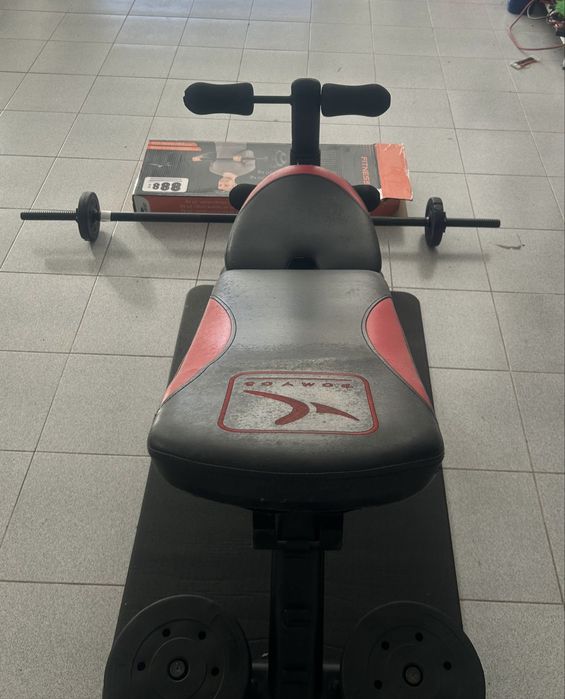 Vendo banco e alteres novo