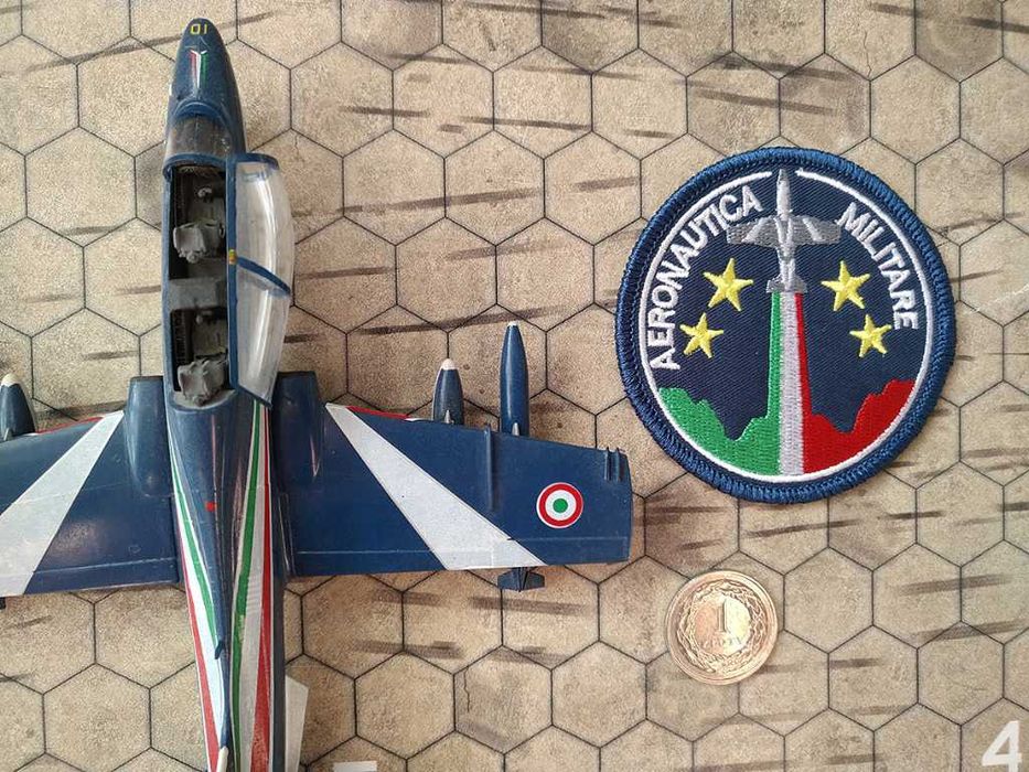 Naszywka Aeronautica Militare Frecce Tricolori Włochy rzep velcro