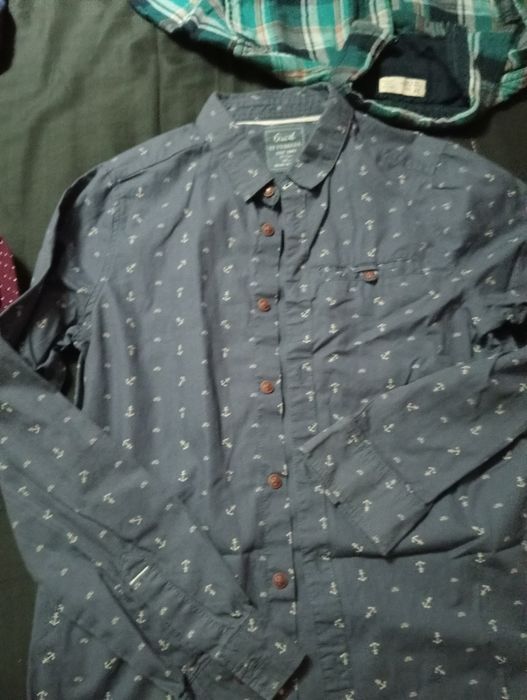 Camisas de flanela.e outras de algodão