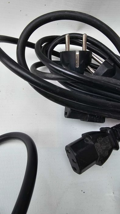 5x Przewody zasilające 230V przewód komputerowy zasilający euro