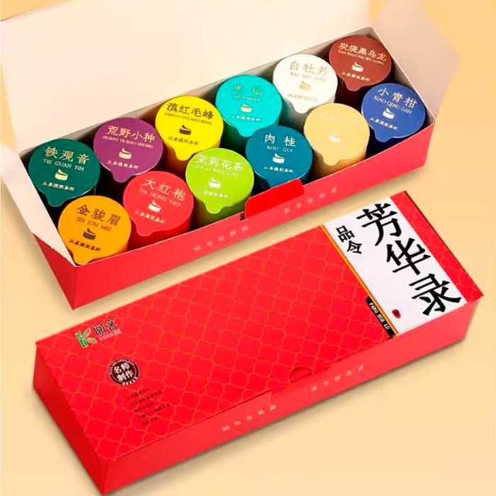 Дегустаційний набір ❱ Чайна Симфонія Сходу ❰ 12 видів китайського чаю