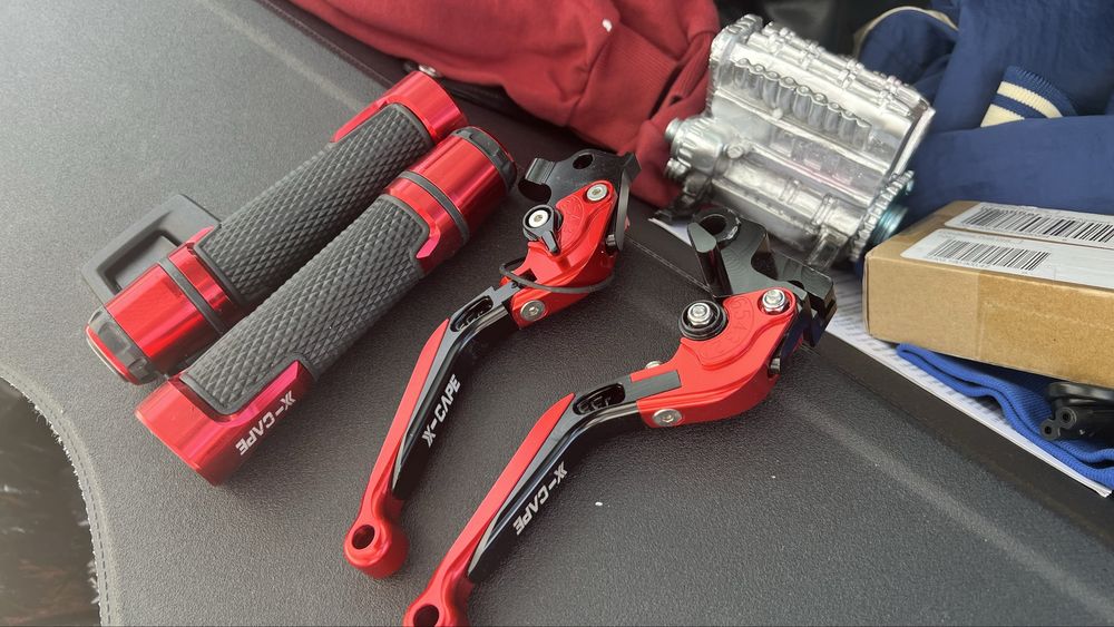 X-Cape alavancas de freio de embreagem e aperto de mãos