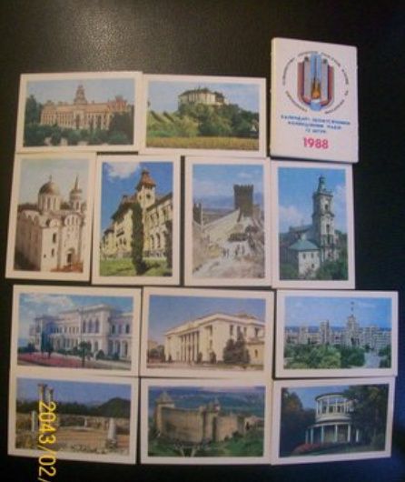 Календарики,календарі карманні в наявності колекція 500 штук