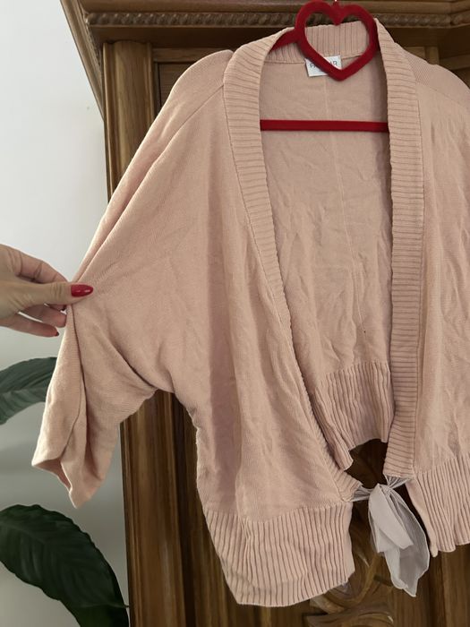Sweter pudrowy róż Far Far fashion