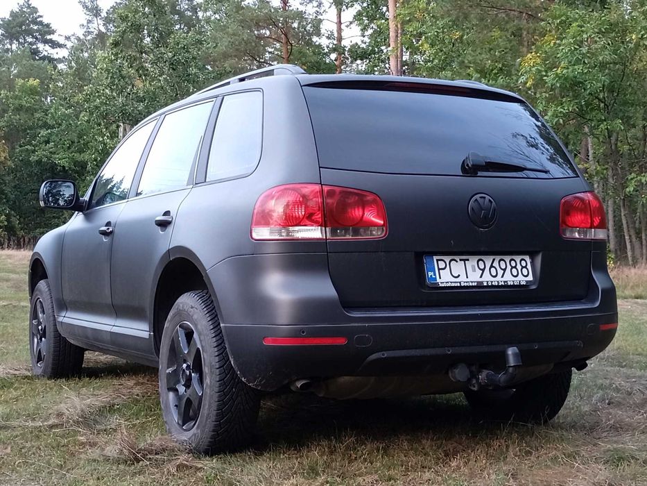 Touareg, najprostsza wersja, 2,5 TDI, 4x4, uszkodzony