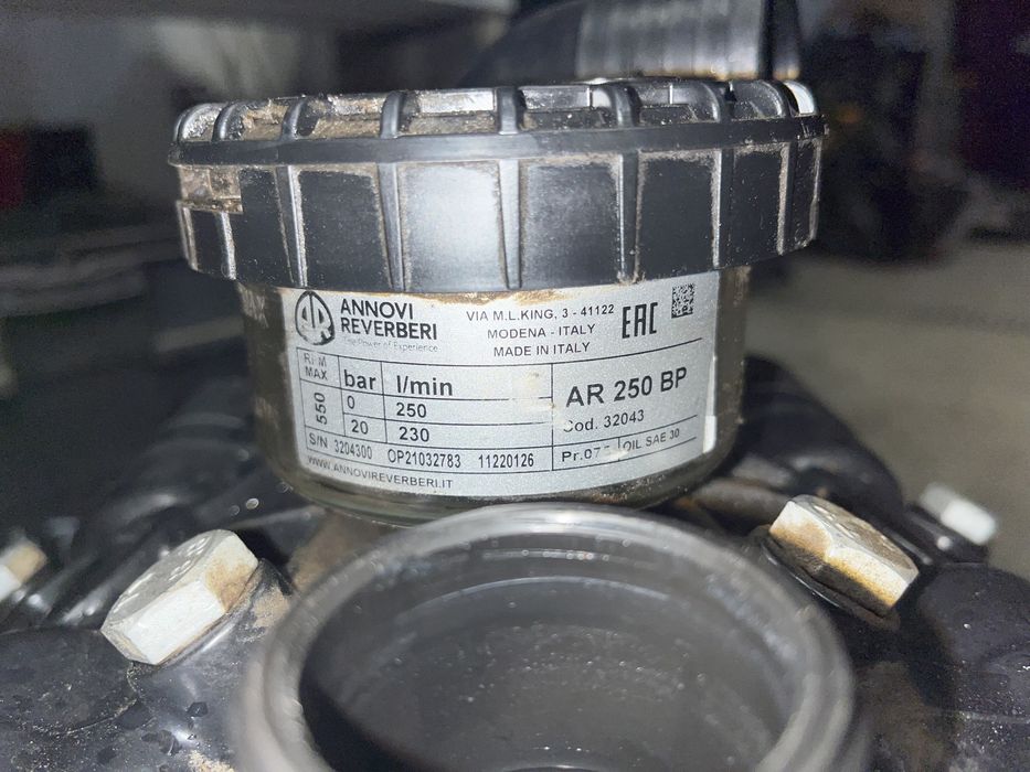 Pompa opryskiwacza polowego Annovi Reverberi 250 BP