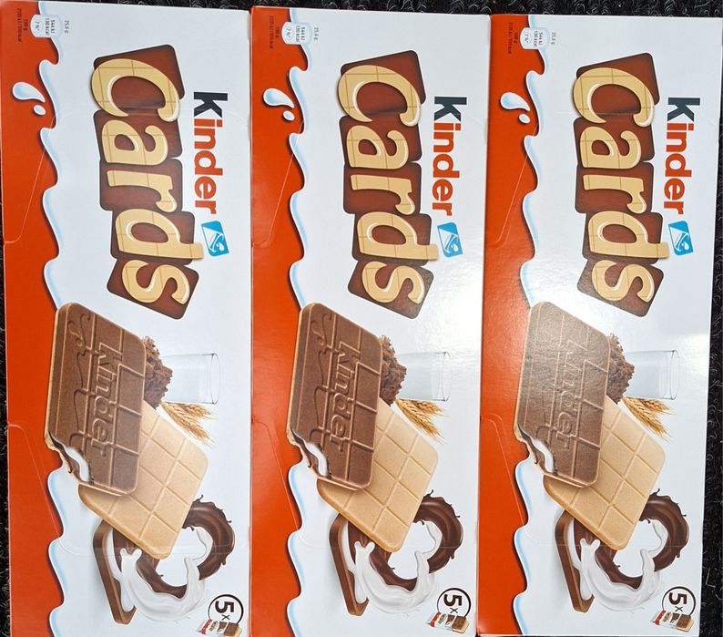 Kinder Cards ciasteczka