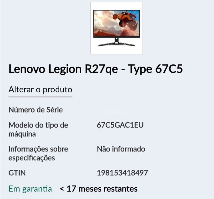 Lenovo Legion R27qe