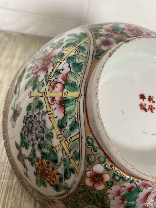 Taça grande porcelana antigo