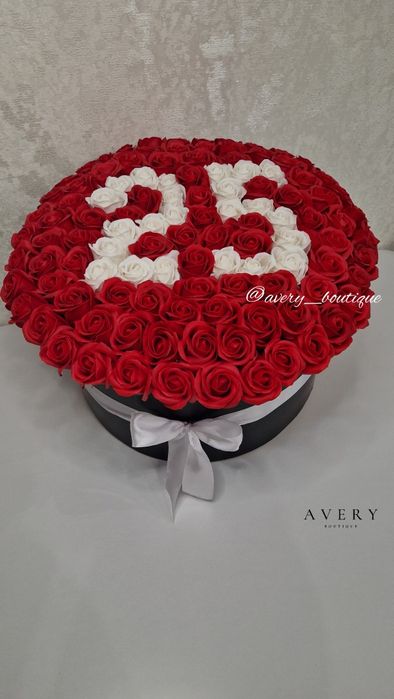 Букет з мильних троян,подарунок,розы,мильні троянди, 101 роза