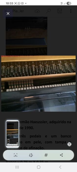 Vendo piano Haeussler