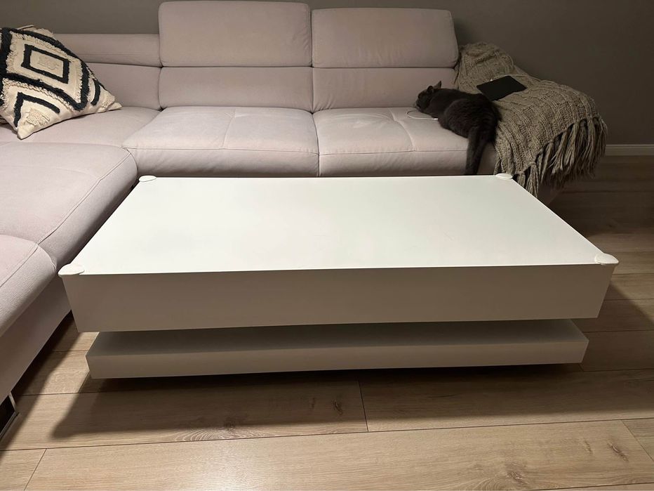 Sprzedam stolik kawowy 120x 60 biały lakier