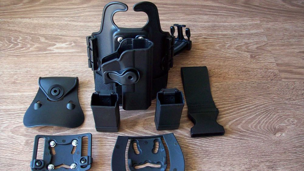Taktyczna platforma udowa na Glock 17, 19 i akcesoria IMI Defense