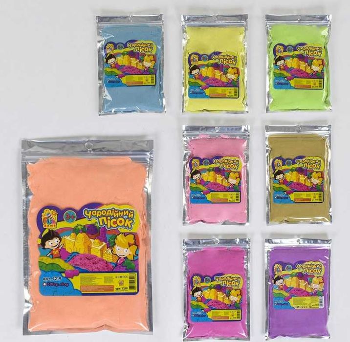 Кинетический песок с песочницей + подарок