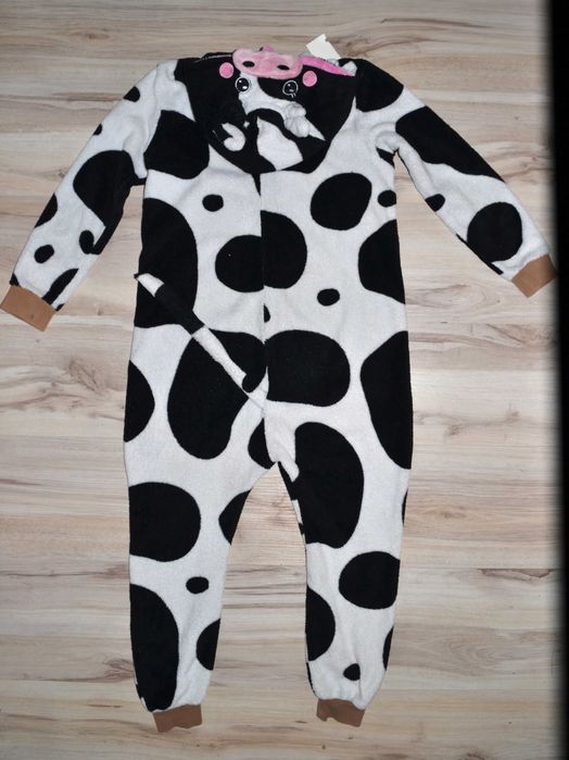 80^ krówka byk strój przebranie piżama 9/10 Lat_ 134/140