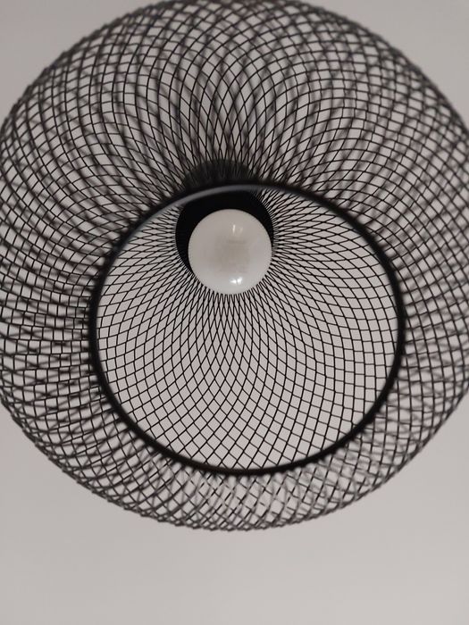 Candeeiro preto de teto suspenso IKEA