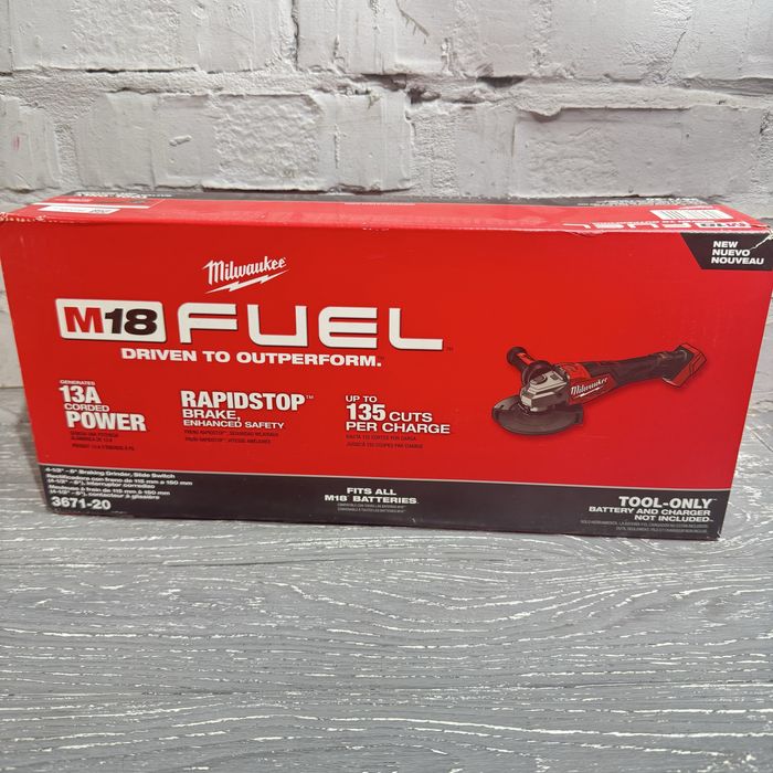 Акумуляторна болгарка 115-150mm Milwaukee M18 3671-20 FUEL