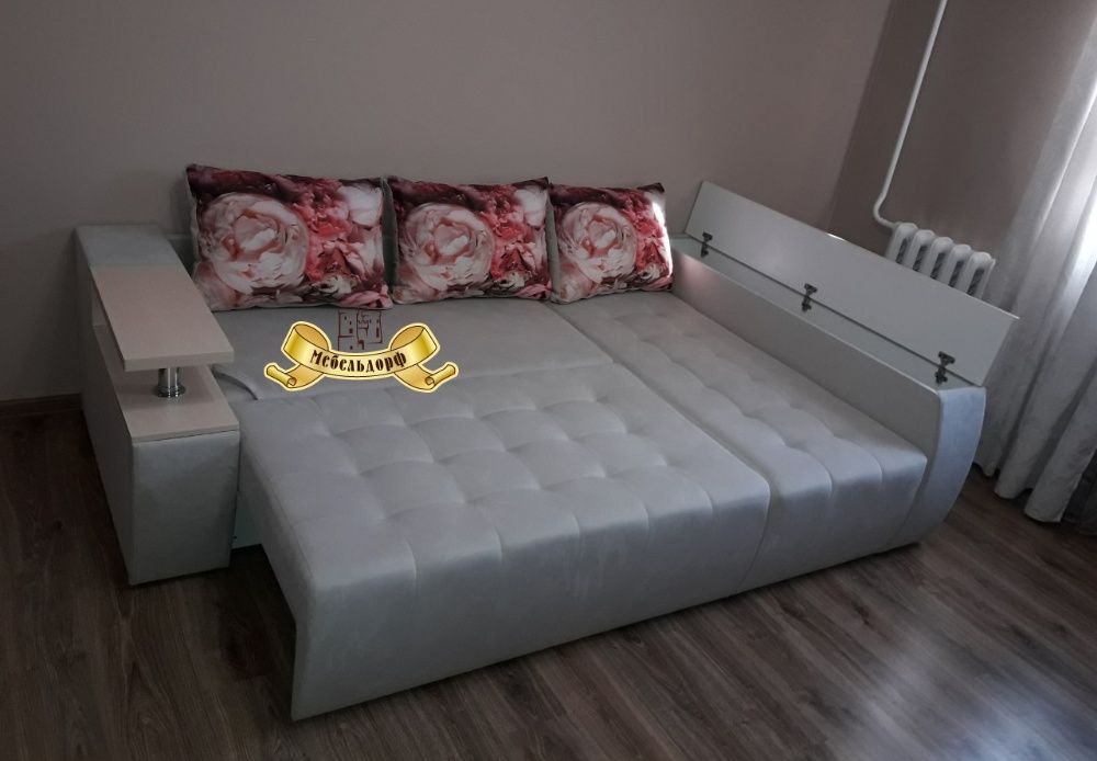 Угловой диван Барселона с выдвижным баром в Днепре по Акции