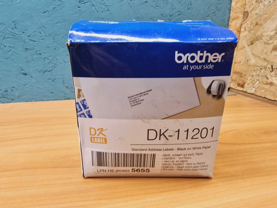 Standardowe etykiety adresowe Brother DK-11201