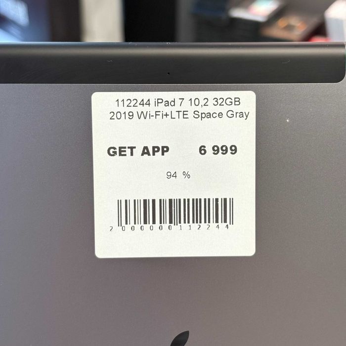 Планшет iPad 7 10.2” 32GB Wi-Fi + LTE • ГАРАНТІЯ • СТАН 9.8/10 112244