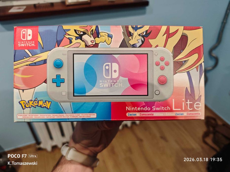 Konsola Nintendo switch lite zacian and zamazenta edycja limitowana